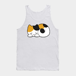 Sleepy Cat - Calico Tank Top